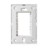 Placa armada Aluminio Mate con 1 Contacto sencillo Blanco Simon 25 Plus
