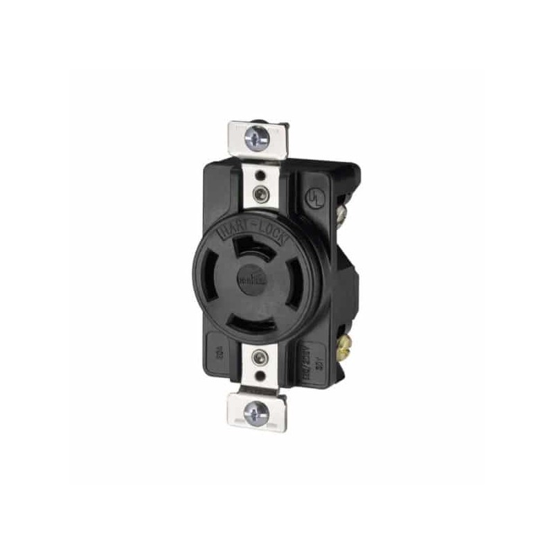 Conector para 20A 3P 4H Negro Arrow Hart Eaton