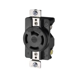 Conector para 20A 3P 4H Negro Arrow Hart Eaton