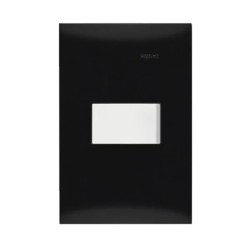 Placa armada con interruptor sencillo Negro Ebano Serie 25 Simon