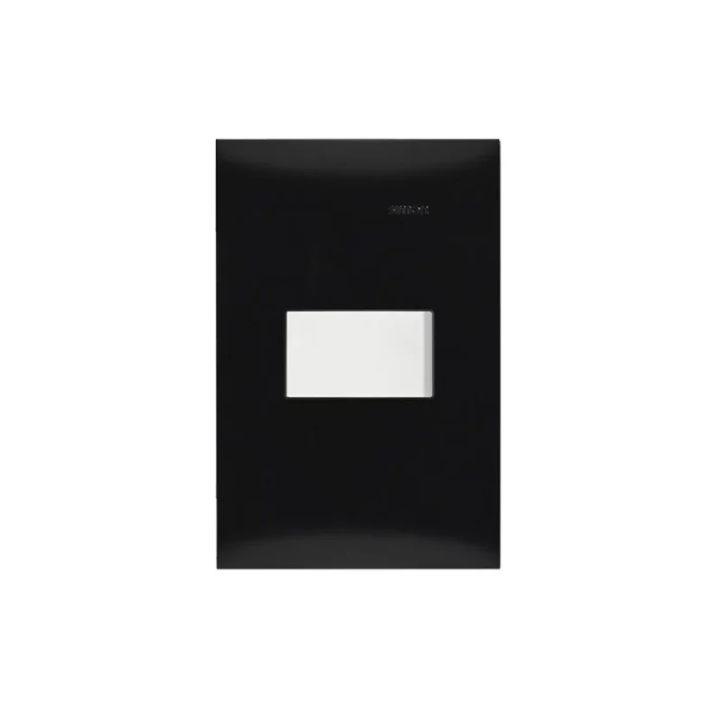 Placa armada con interruptor sencillo Negro Ebano Serie 25 Simon
