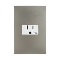 Placa armada con contacto 2P+T Cava Mate Serie 25 Simon