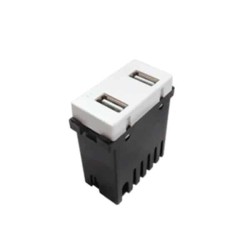 Módulo 2 puertos USB Blanco Royer 100 Eaton