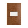 Placa armada con interruptor sencillo Roble Serie 25 Simon