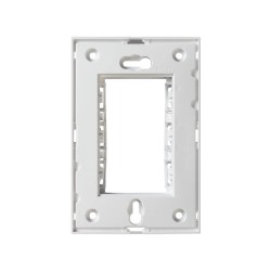 Placa armada con interruptor sencillo Roble Serie 25 Simon
