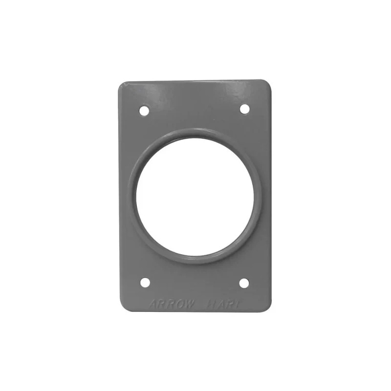 Placa tipo industrial perforada 55mm Gris Arrow Hart Eaton