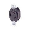 Conector media vuelta 3P 30A Negro Arrow Hart Eaton