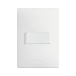 Placa armada con interruptor sencillo Blanco Serie 26 Simon