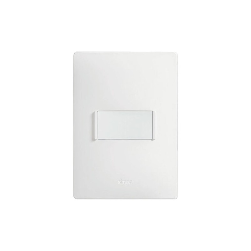 Placa armada con interruptor sencillo Blanco Serie 26 Simon