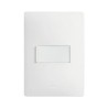 Placa armada con interruptor sencillo Blanco Serie 26 Simon