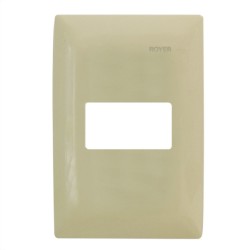 Placa de 1 módulo color Marfil Royer 100 Eaton