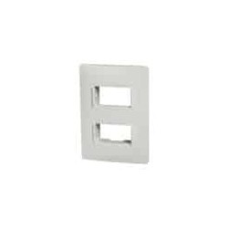 Placa armada con interruptor sencillo + interruptor de escalera Blanco Serie 26 Simon