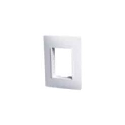 Placa armada con 2 interruptores y contacto 2P+T Blanco Serie 26 Simon