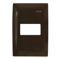 Placa de 1 módulo color Chocolate Royer 100 Eaton