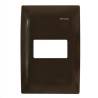 Placa de 1 módulo color Chocolate Royer 100 Eaton