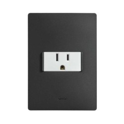 Placa armada con contacto 2P+T Blanco Serie 26 Simon