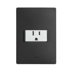 Placa armada con contacto 2P+T Blanco Serie 26 Simon