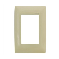 Placa de 3 módulos Marfil Royer 100 Eaton