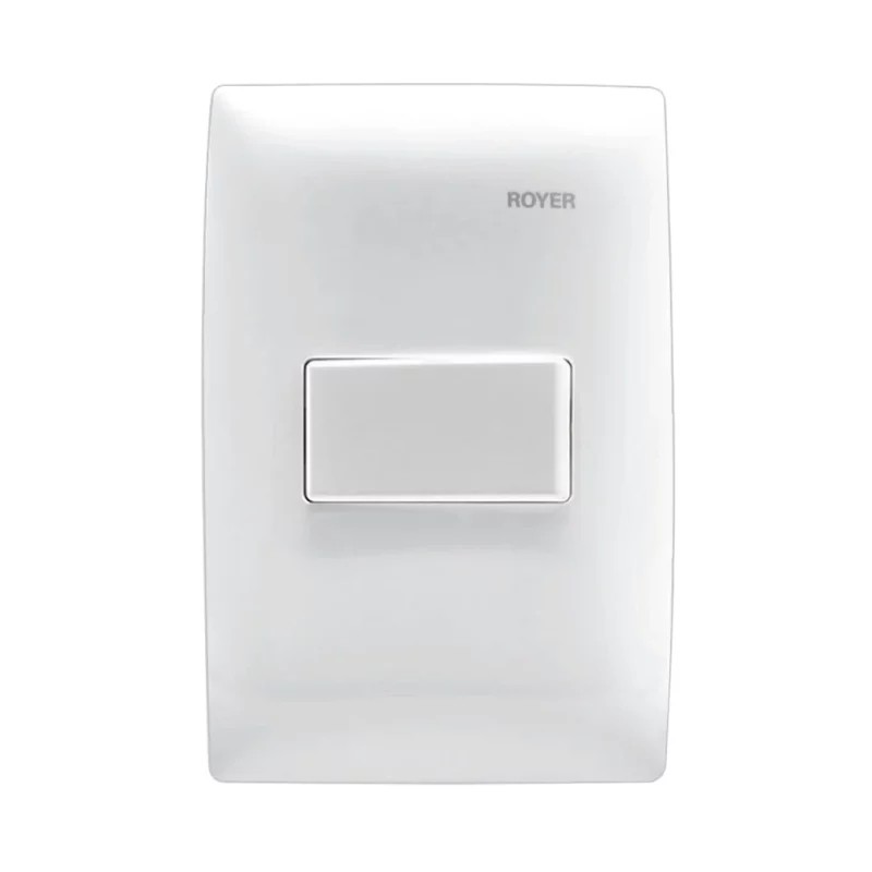 Placa armada con Interruptor sencillo Blanco Royer 100 Eaton