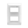 Placa armada con 2 Interruptores Blanco Royer 100 Eaton