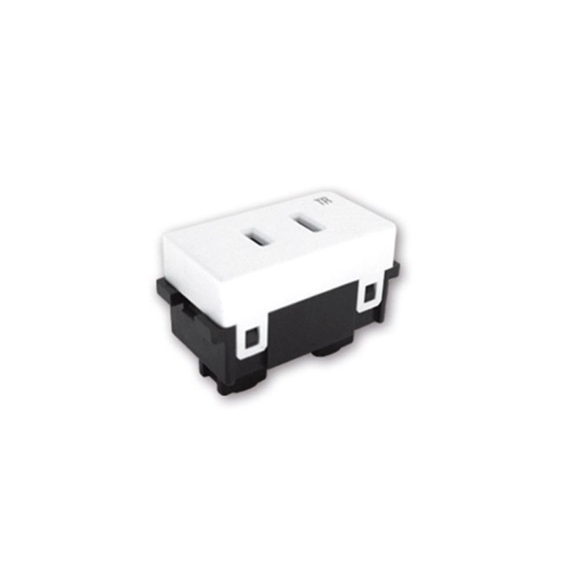 Contacto sencillo 2P 15A 127VCA color Blanco Royer 100 Eaton