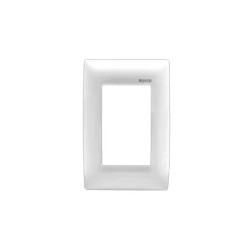 Placa armada con 2 Interruptores y contacto 2P+T Blanco Royer 100 Eaton