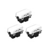 Placa armada con 3 Interruptores Blanco Royer 100 Eaton