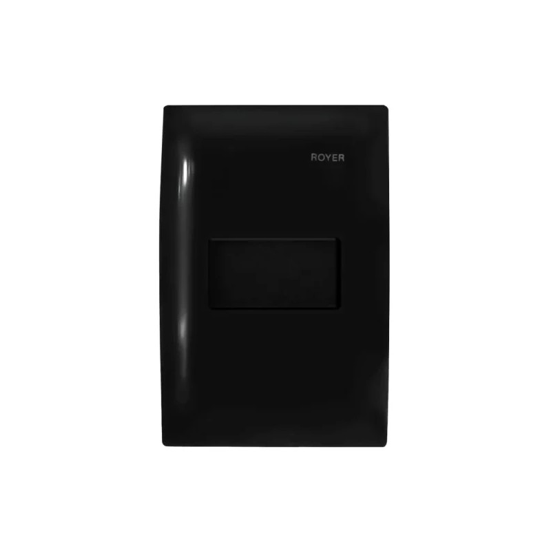 Placa armada con Interruptor sencillo Negro Royer 100 Eaton