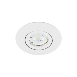 Lámpara de Techo LED Empotrable para interior Base GX5.3 50W Blanco Tecnolite