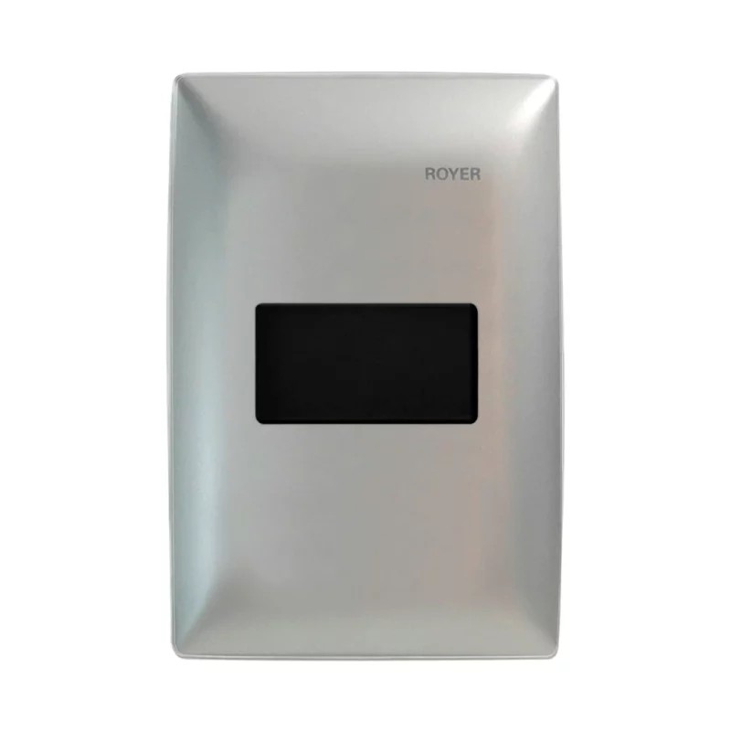 Placa armada con Interruptor Plata/Negro Royer 100 Eaton