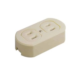 Contacto dúplex 2P 15A 127V Marfil Royer