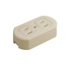 Contacto dúplex 2P 15A 127V Marfil Royer