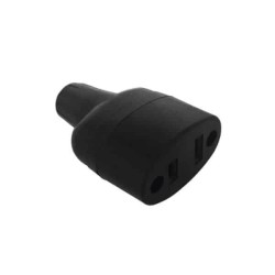 Contacto ovalado Negro Illux