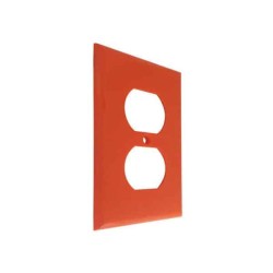 Placa dúplex de plástico Naranja Illux