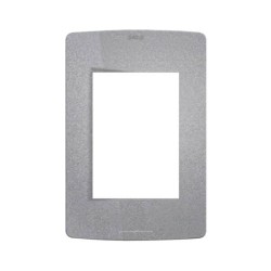 Placa Pintada Bi Capa Pininfarina 4 Módulos Argento Illux