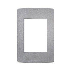 Placa Pintada Bi Capa Pininfarina 4 Módulos Argento Illux