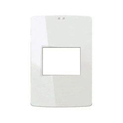Placa Pininfarina Color Blanco 2 Módulos Illux