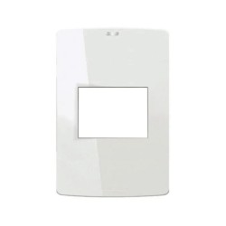Placa Pininfarina Color Blanco 2 Módulos Illux
