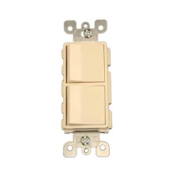 Apagador doble de 3 vías 15A 120/277V Decora Leviton