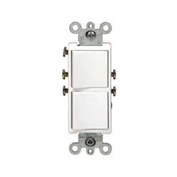 Apagador dúplex 15A 120/277V Blanco Leviton