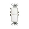 Apagador dúplex 15A 120/277V Blanco Leviton