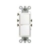 Apagador dúplex 15A 120/277V Blanco Leviton