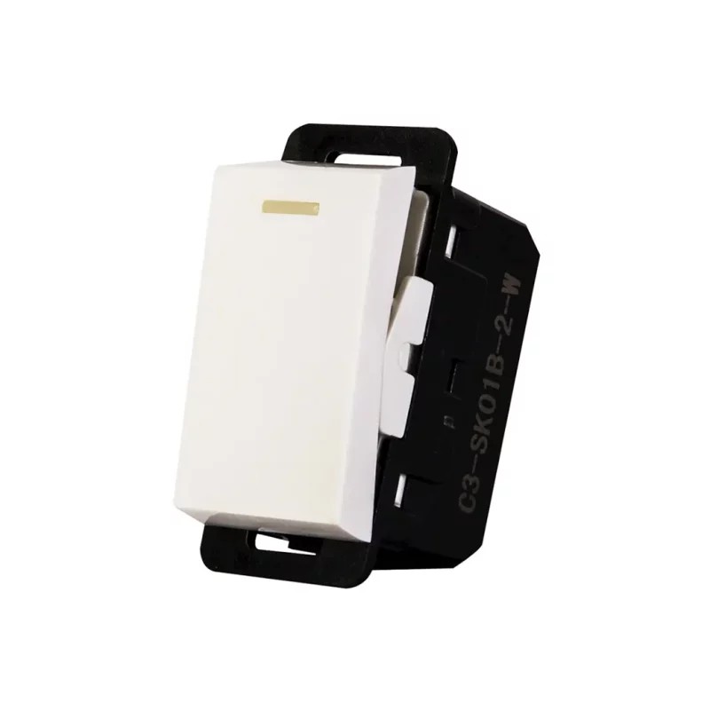 Apagador sencillo 1/3 10A 250V Stalo & Kristalo Leviton