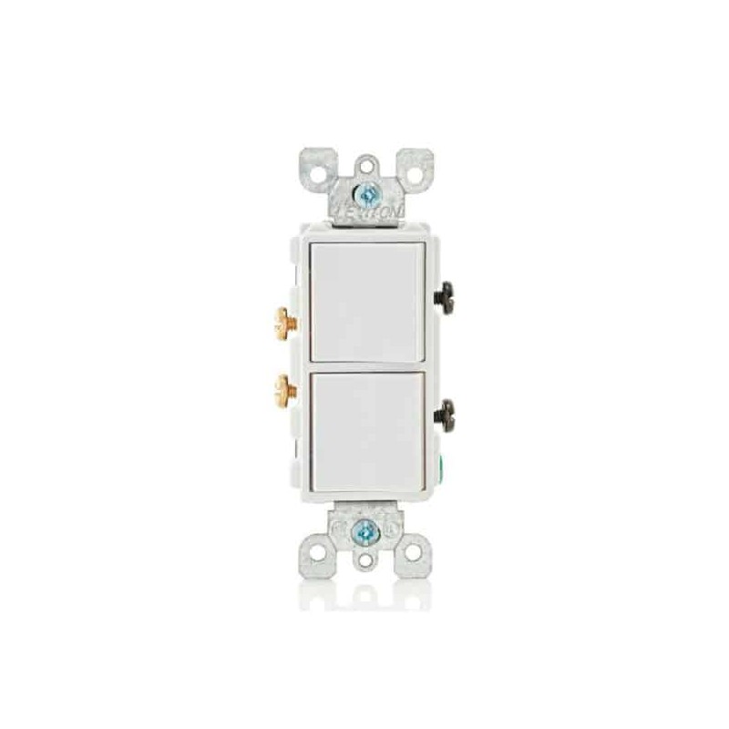 Apagador sencillo Decora | 15A | 120/277V Blanco | Leviton