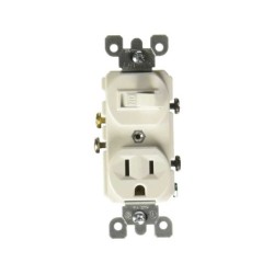 Apagador y contacto 15A 125V Leviton