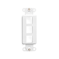 Chasis de 3 puertos color Blanco Decora Leviton