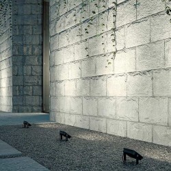 Reflector LED Luz fría 10W Negro Illux