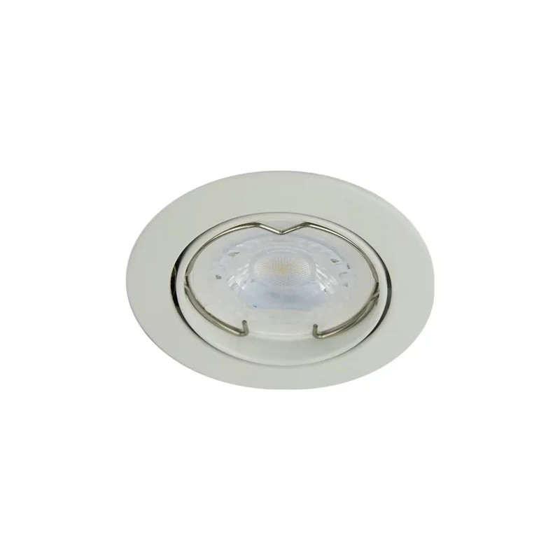 Lampara de Teho Diriguible LED Empotrable para Interior Base GX5.3 6W Tecnolite