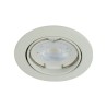 Lampara de Teho Diriguible LED Empotrable para Interior Base GX5.3 6W Tecnolite