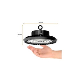 Lámpara colgante LED Luz fría 150W Negro Tecnolite